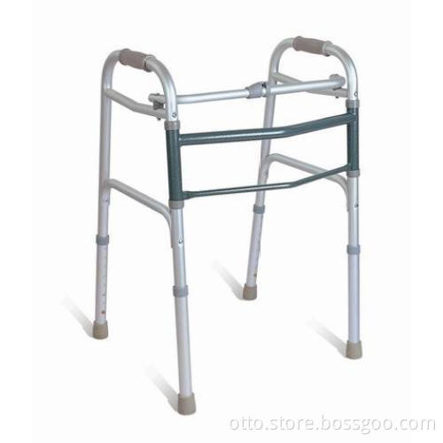 Aluminum One Button Folding Walker